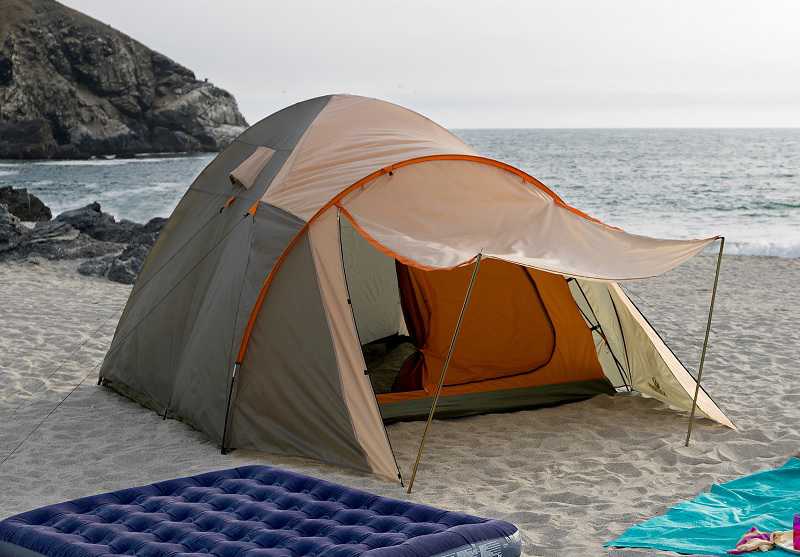 Camping - En la playa