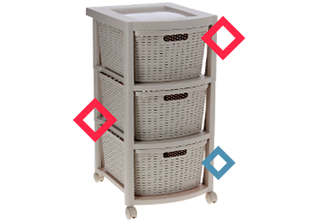 Cajoneros y Cómodas Plásticas